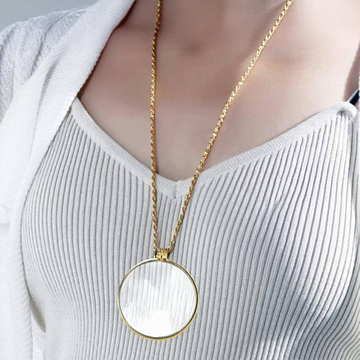 5X Magnifying Glass Necklace