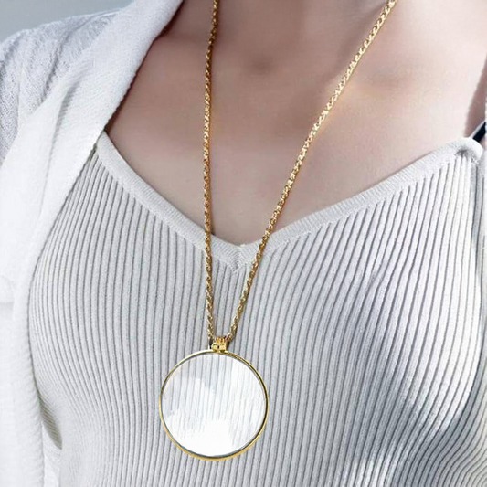 5X Magnifying Glass Necklace