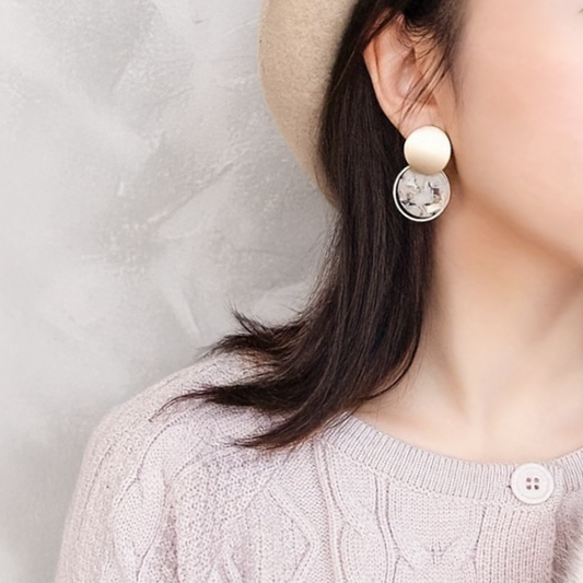 Chic Geometric Clip-On Earrings