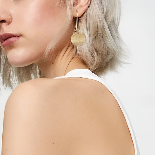 Glossy Metal Earrings