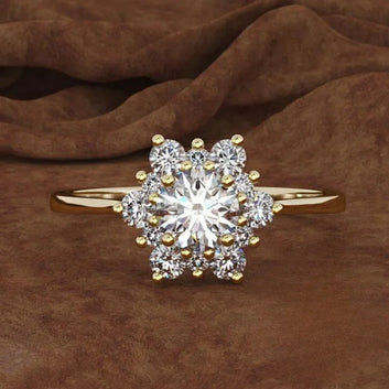 Sterling Silver Snowflake Ring