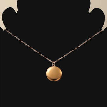 Stainless Steel Photo Locket Necklace